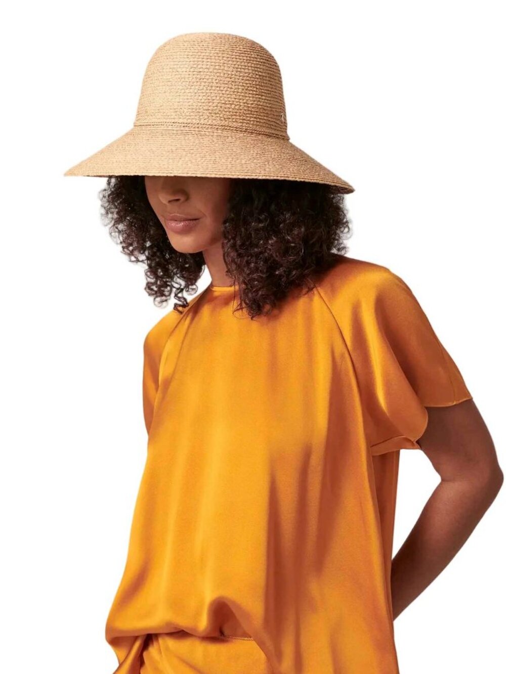 Helen Kaminski Womens Delphina Raffia Straw Braid  Sun Hat